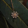Collier étoile rose