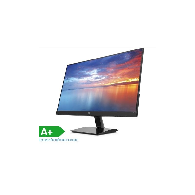 Ecran HP Full HD 26" Noir (IPS, VGA/HDMI, 1920 x 1080, 16:9, 60 Hz, 5 Ms)