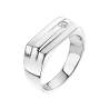 Bague argent en diamant